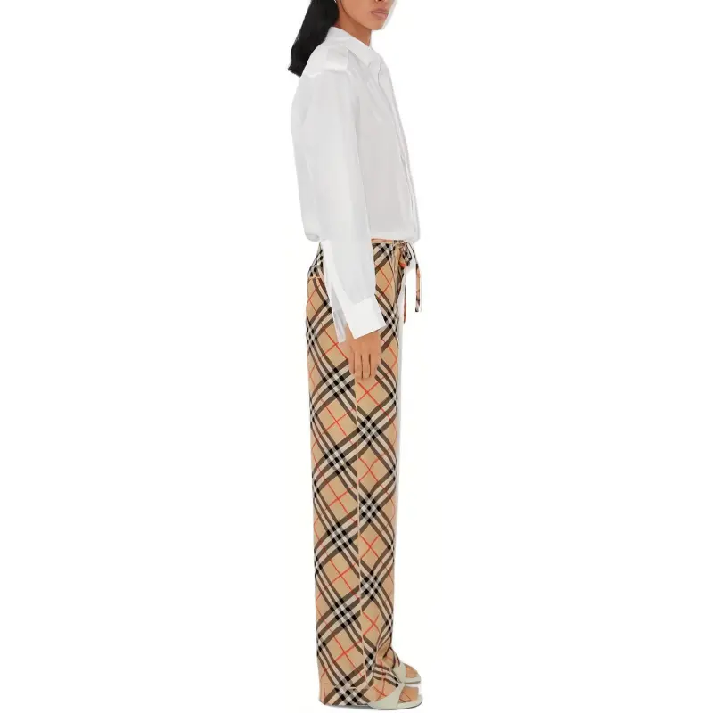 Burberry Nova Checked Drawstring Pyjama Trousers-2