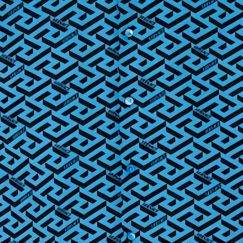 VERSACE VERSACE Shirt Men's Blue-5
