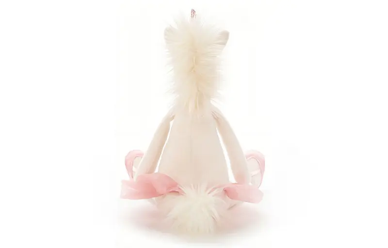 JELLYCAT Mythical Animal Collection Ballet Unicorn White Dolls Plush Doll 33cm Height-2