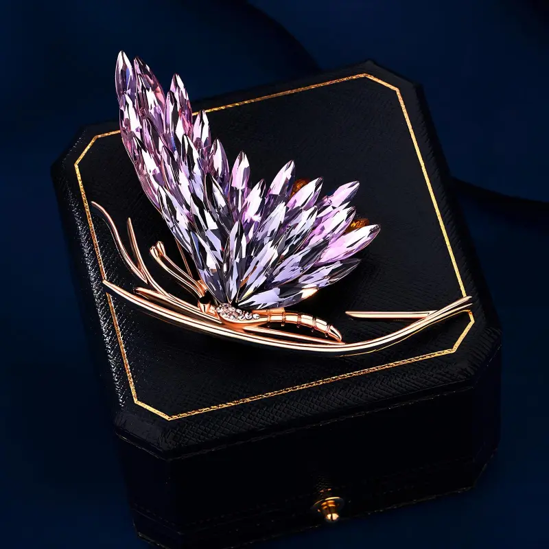 VIOLET Eco-Friendly Alloy Brooches Women's-3
