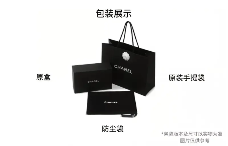 CHANEL Litchi Grain Calfskin Wallet, Card Holder Unisex White-3