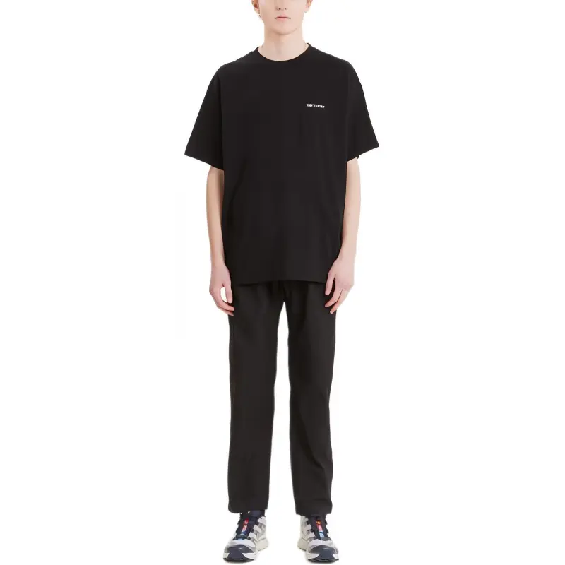 Carhartt WIP Script Logo Embroidered T Shirt-1