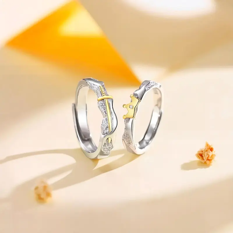 Golden Kite S925 Silver Rings Unisex-13