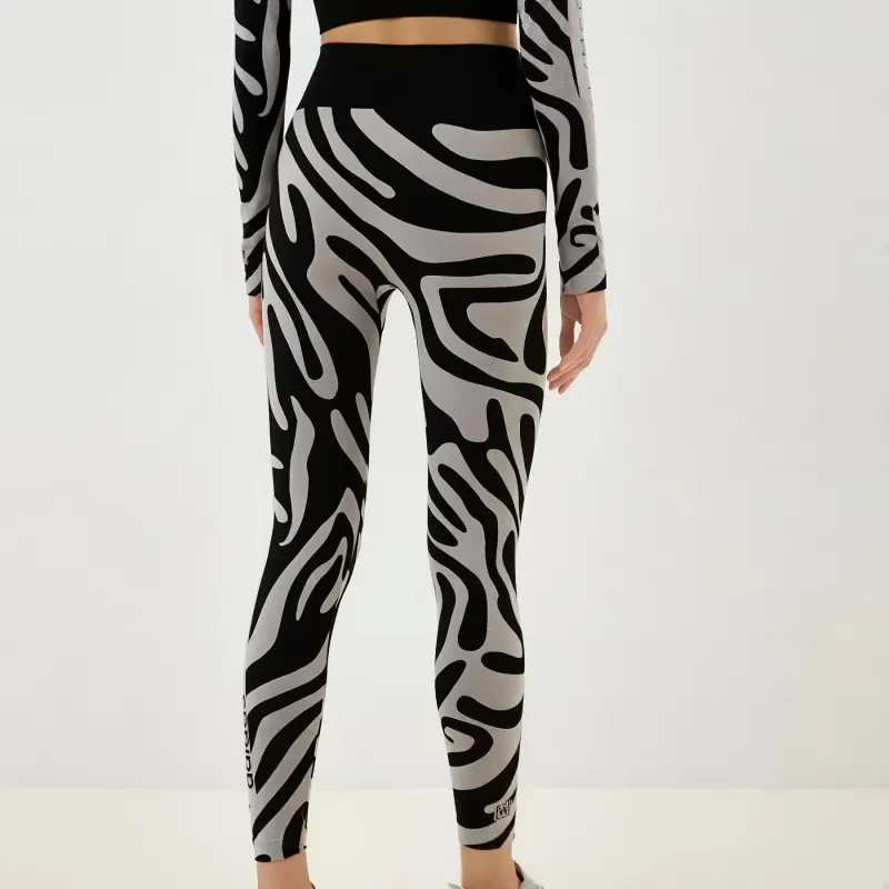 Adidas x Stella McCartney Leggings Women's Light Gray/Black-3