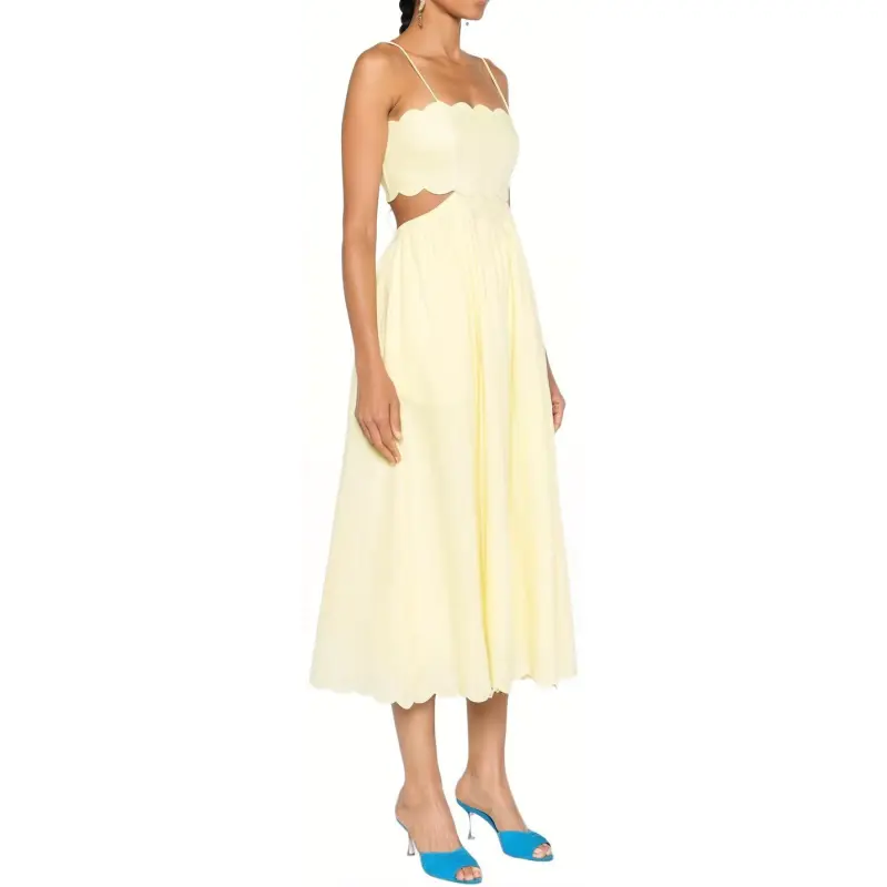 Zimmermann Halliday Linen Midi Dress-3