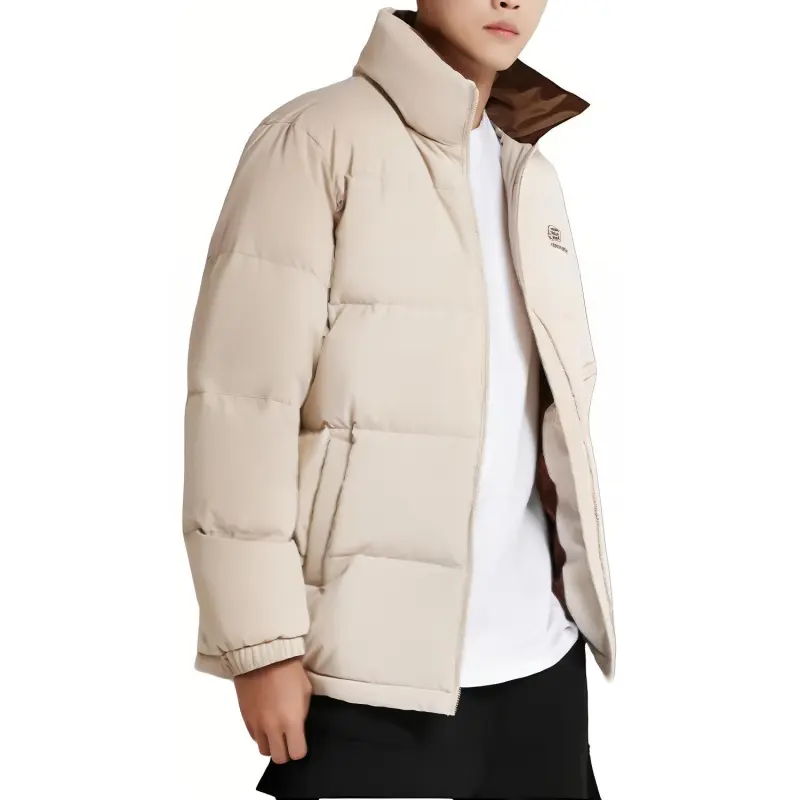Skechers Sports Alliance Series Down Jacket Unisex Light Brown-1
