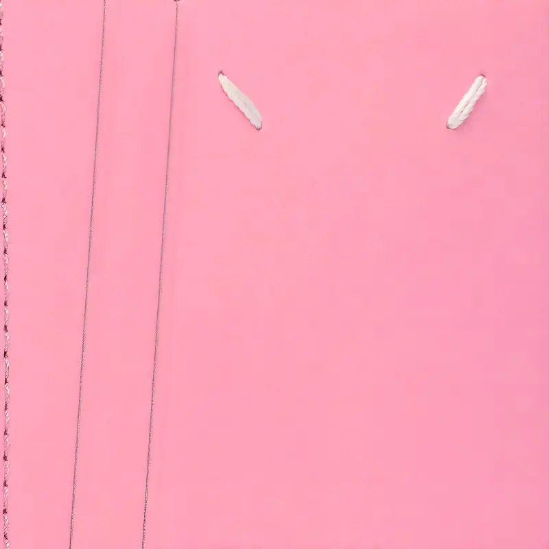 Maison Margiela Grain Cow Leather Card Holder Small Size Women's Pink-3