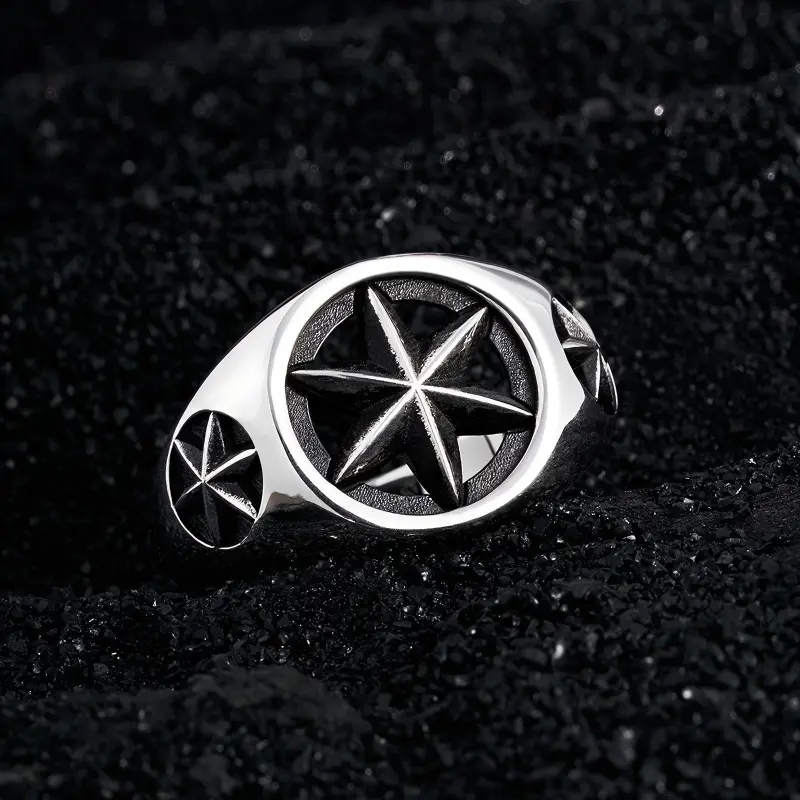 ROCK&RIDE 925 Sterling Silver Rings Men's-2