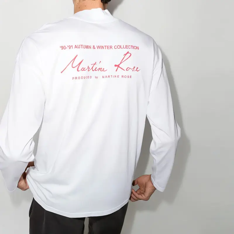 Martine Rose Logo-print Long-sleeve T-shirt-3