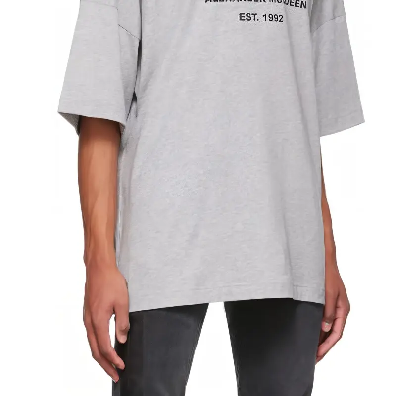 Alexander McQueen T Shirt Men's Gray-4