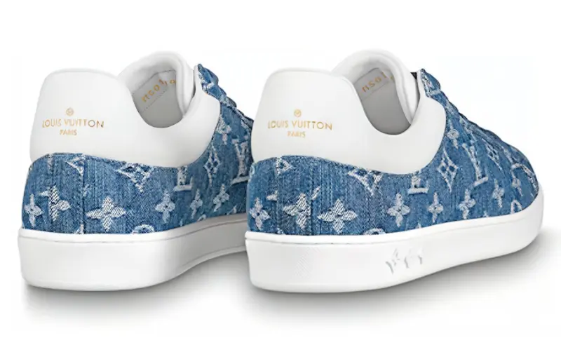 LOUIS VUITTON Luxembourg Sneakers 'Denim Blue'-4