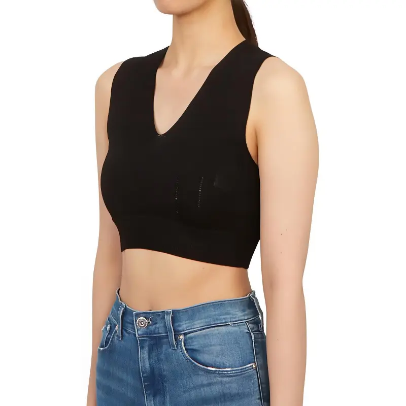 MaxMara Tank Tops Women's Black-3