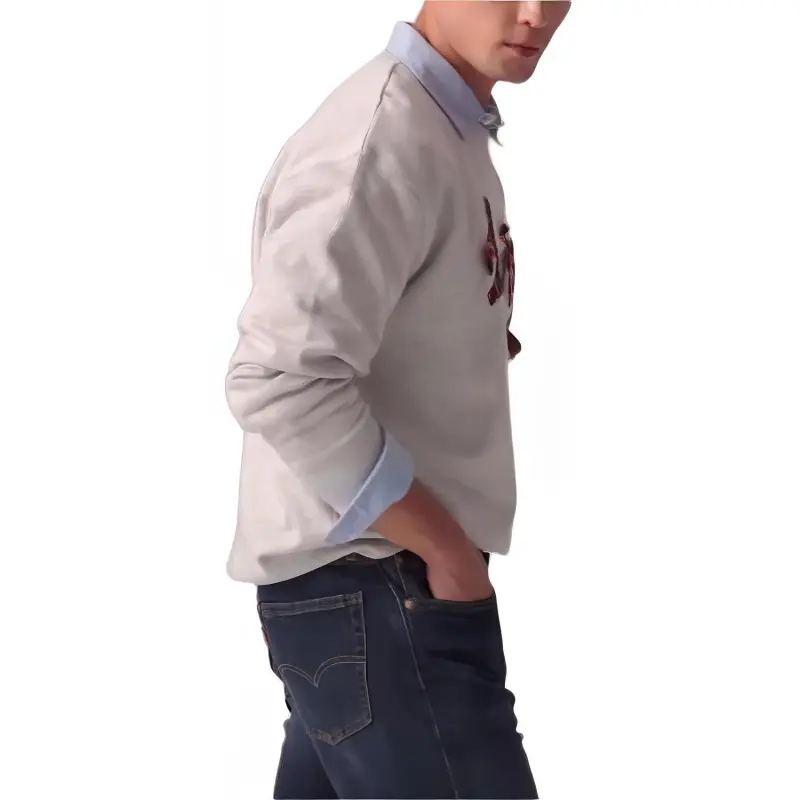Levis CNY Sweatshirts Men Gray-2