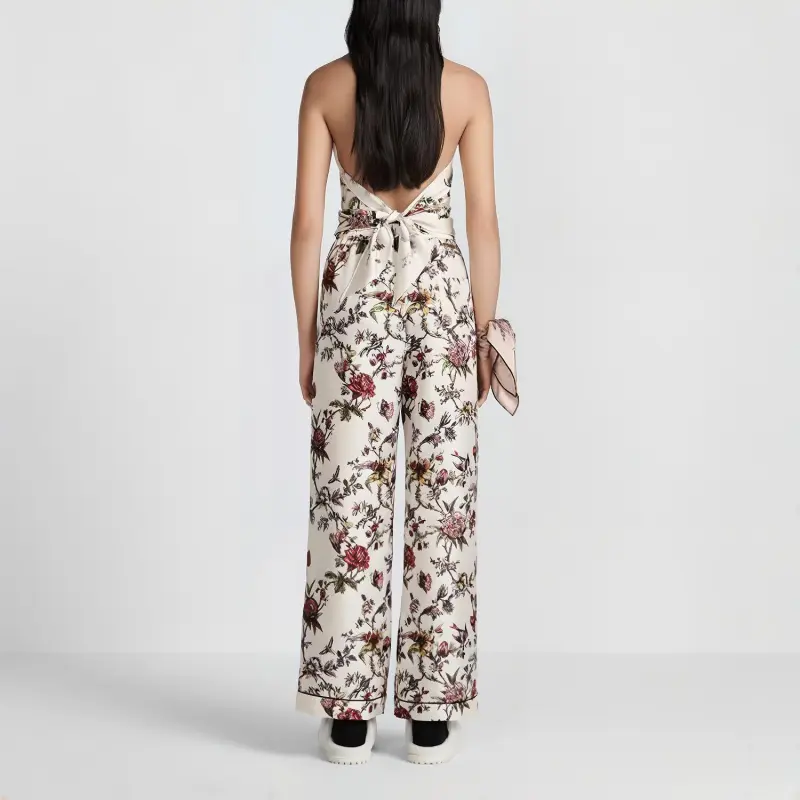 DIOR Chez Moi Pajama Pants Women's White-3