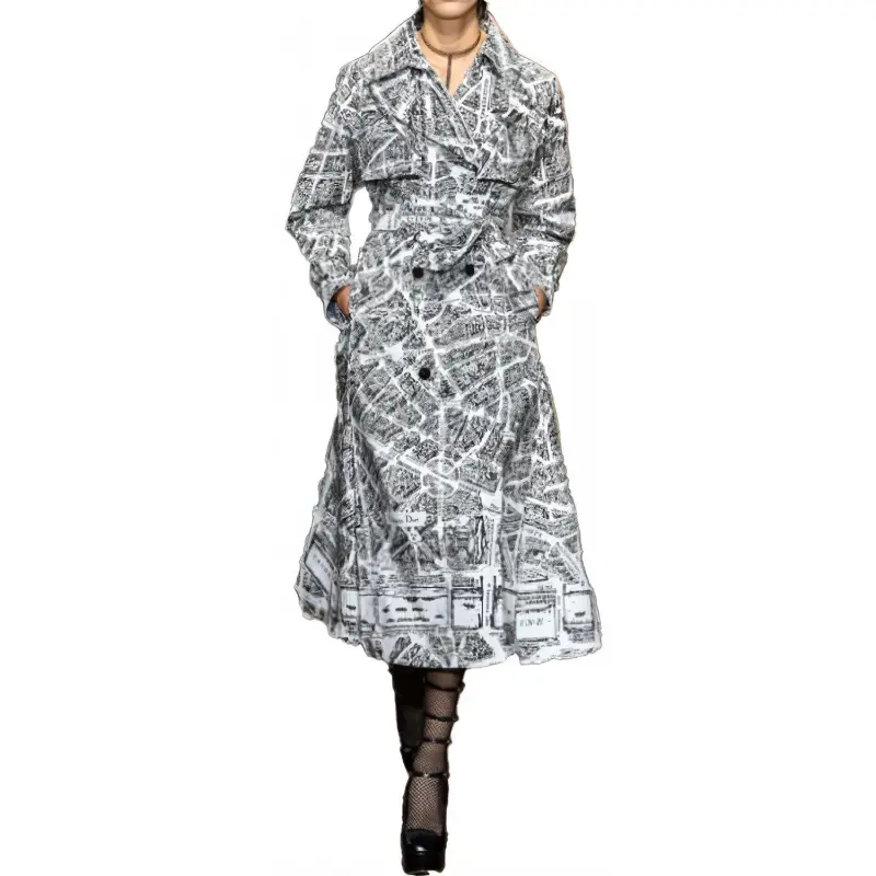 DIOR SS23 Trench Coat Women's Multicolor-1