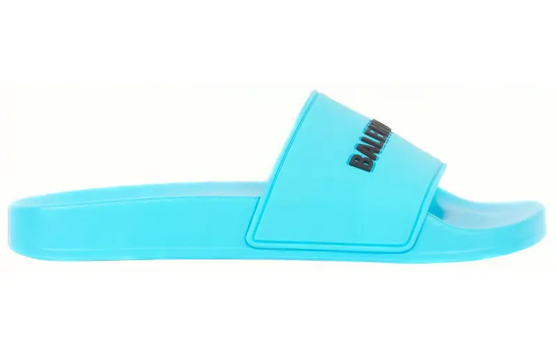 Balenciaga Pool Slides 'Sky Blue'-1