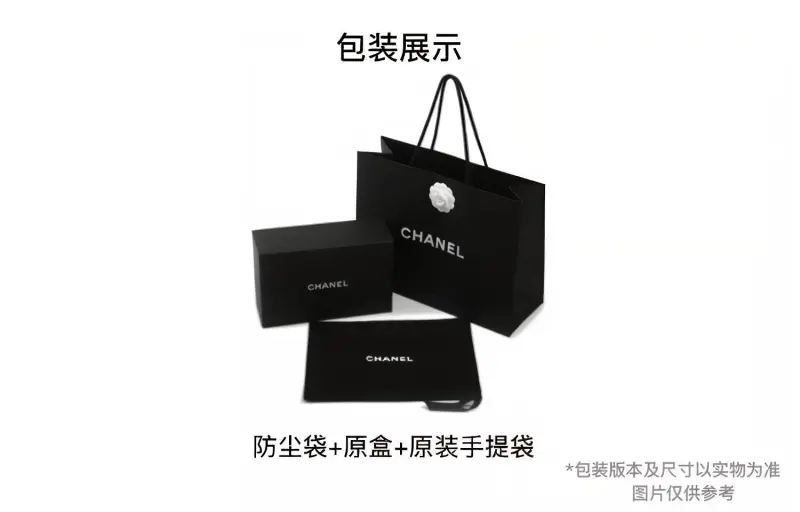 CHANEL 19Bag Sheepskin Card Holder Card Holder Women's Black-3