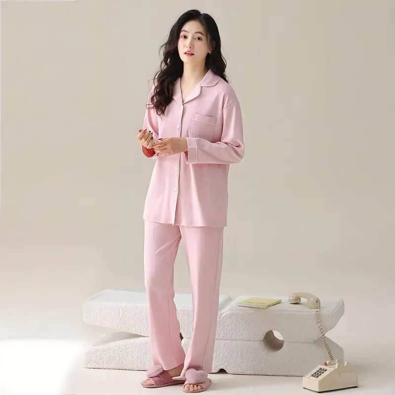Shivs Pajama Set Women's Shrimp Pink-3
