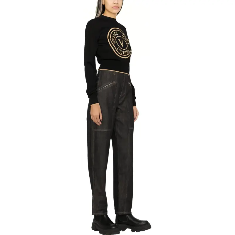 VERSACE JEANS COUTURE Sweater Women's Black-3