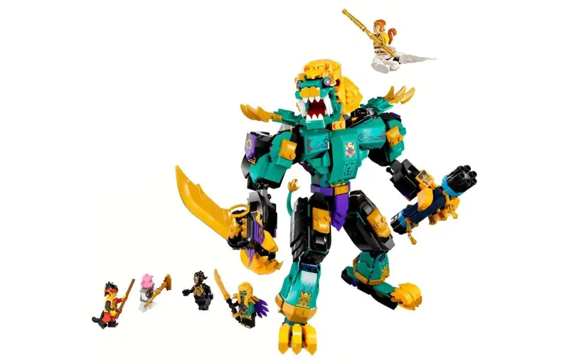 LEGO The Mighty Azure Lion Building Blocks 80048-1