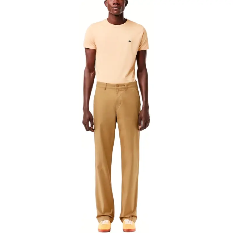 LACOSTE Casual Pants Men's Beige-3