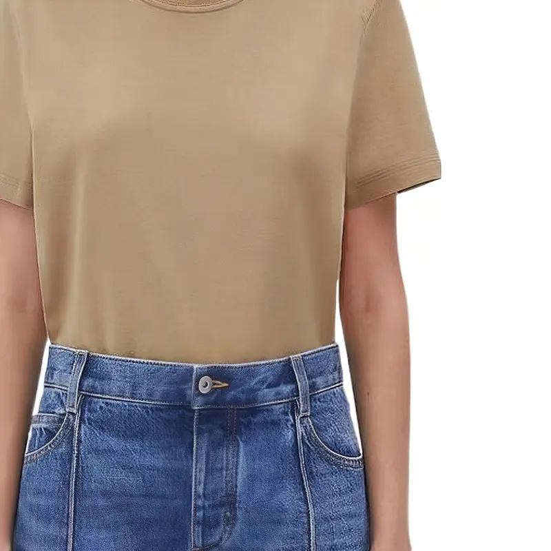 Bottega Veneta FW22 T Shirt Women's Sesame-6
