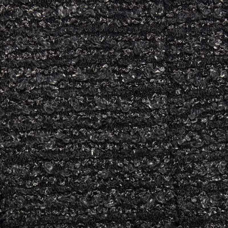 GUCCI Tweed Flared Mini Skirt Black-5