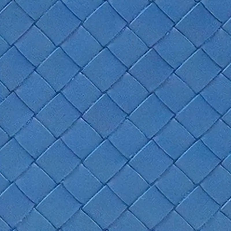 Bottega Veneta Leather Wallet Women's Blue-5