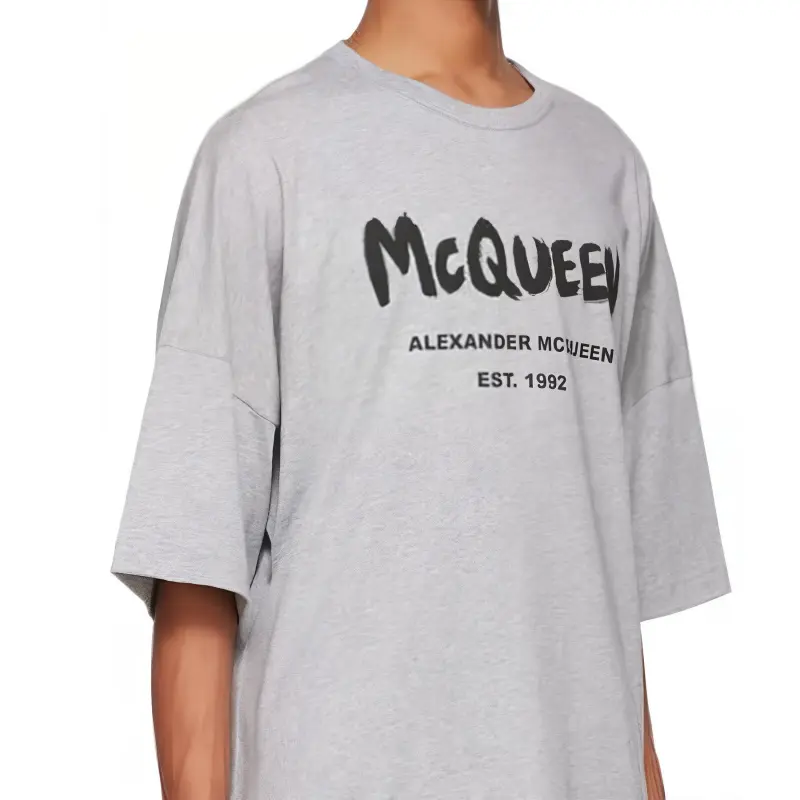 Alexander McQueen T Shirt Men's Gray-5