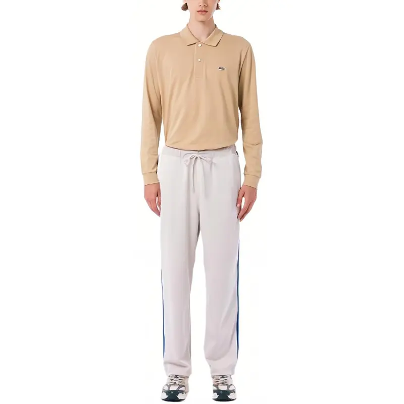 LACOSTE Knitted Sports Pants Men's Gray-3