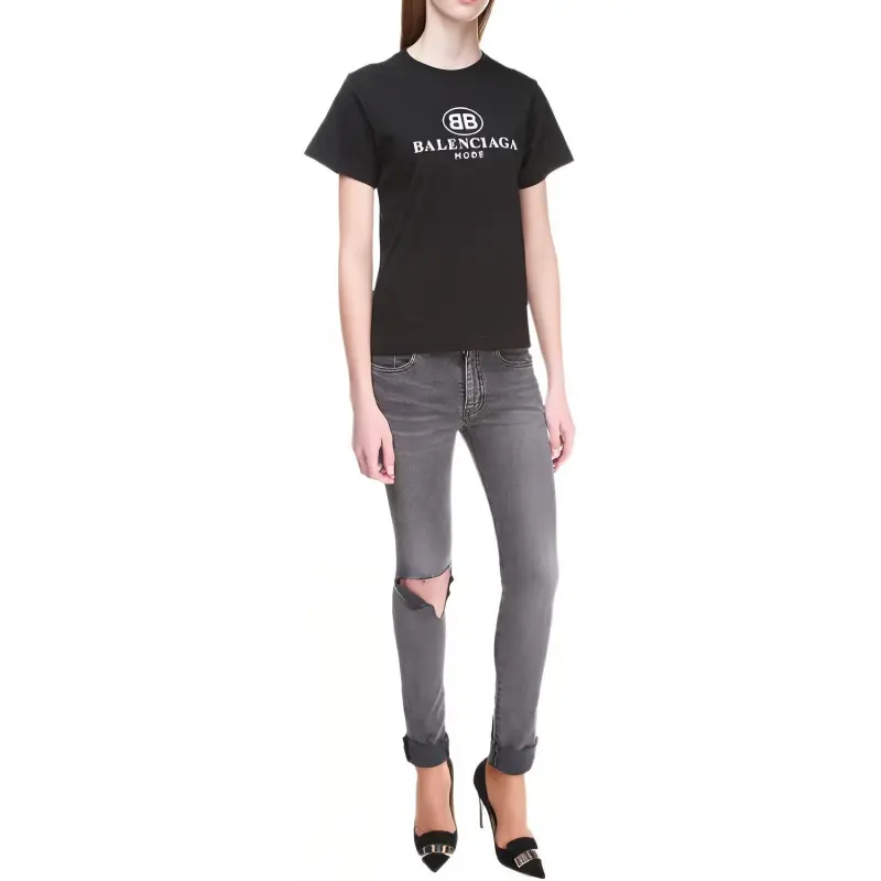 Balenciaga Jeans Regular Fit Women's Gray-1