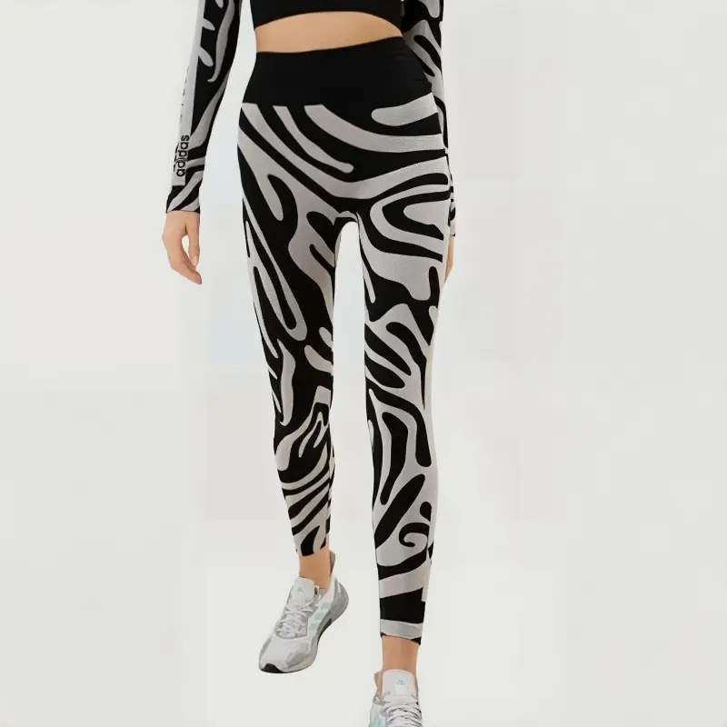 Adidas x Stella McCartney Leggings Women's Light Gray/Black-2