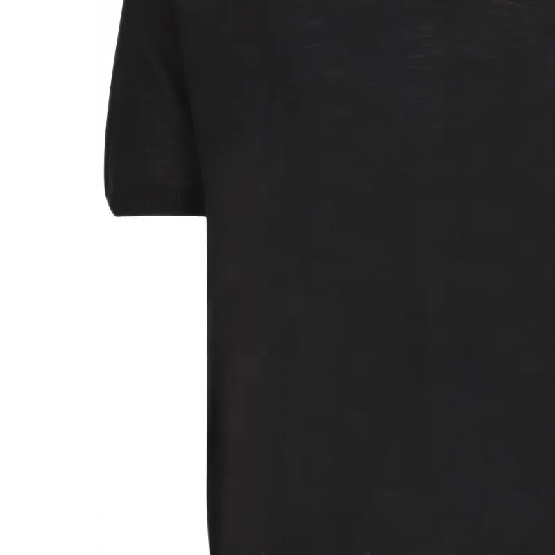 PRADA Triangle Logo Short Sleeved Polo Shirt-2