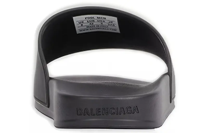 Balenciaga Slides Black Glow Women's-3