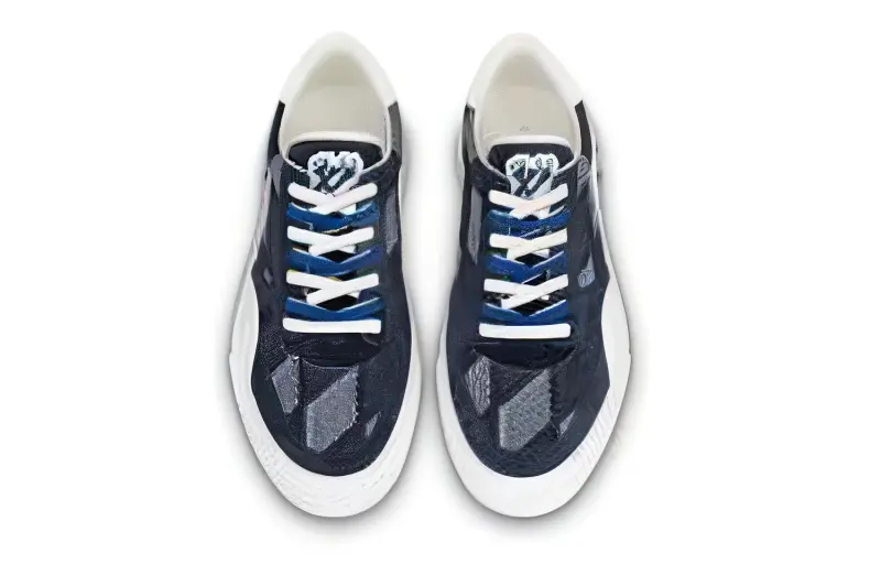 LOUIS VUITTON Lv Ollie Richelieu Sneakers 'Blue'-2
