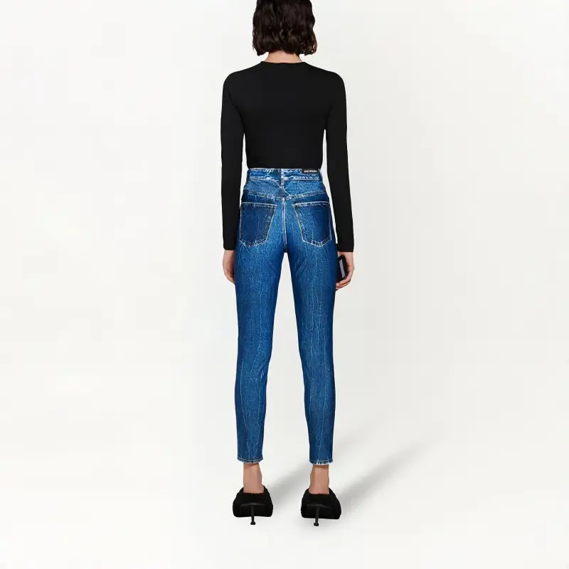 Balenciaga Jeans Women's Dark Blue-2