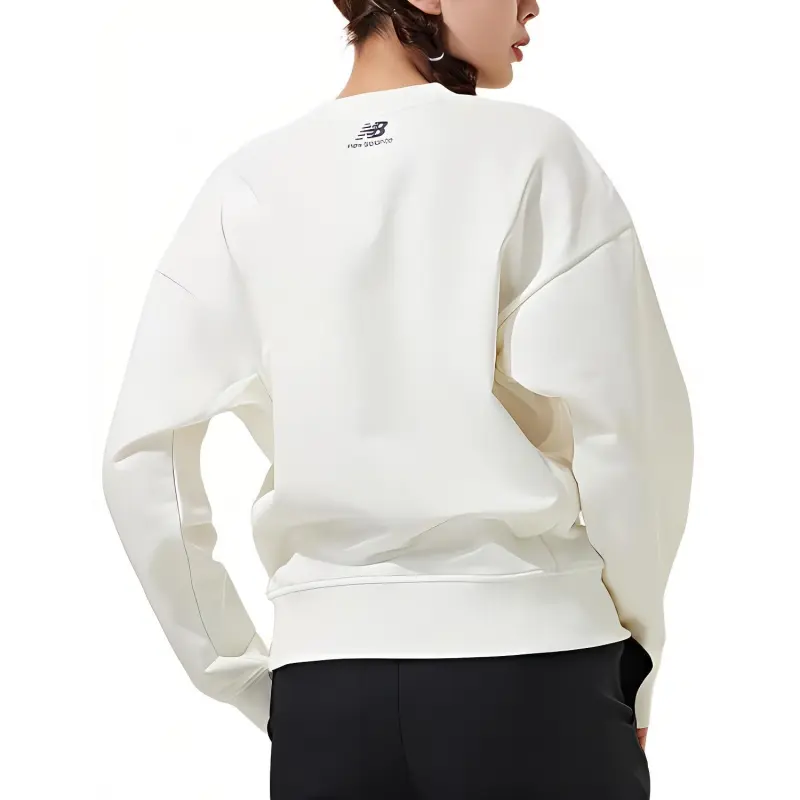 New Balance Sweatshirt Women's Ivory White-3