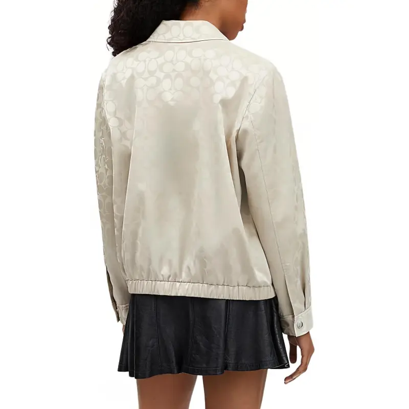COACH SS24 Jackets Coats Women's Beige-2