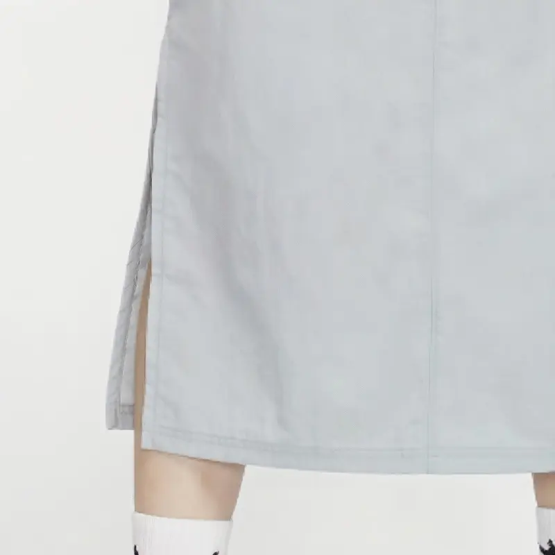 Nike Sportswear Essentials Series Casual Long Skirts Women's Floating Stone Gray-8