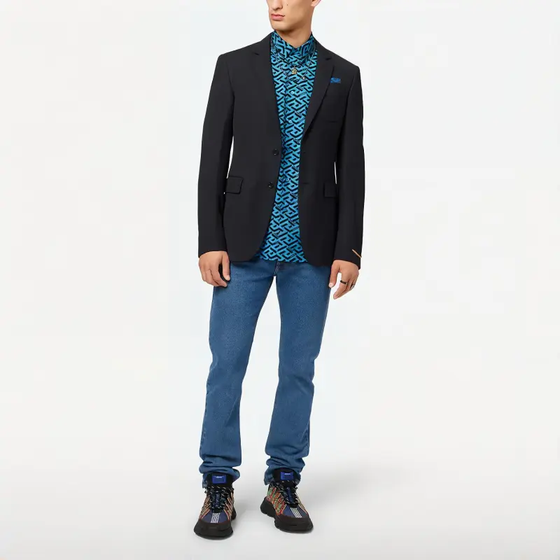VERSACE VERSACE Shirt Men's Blue-1