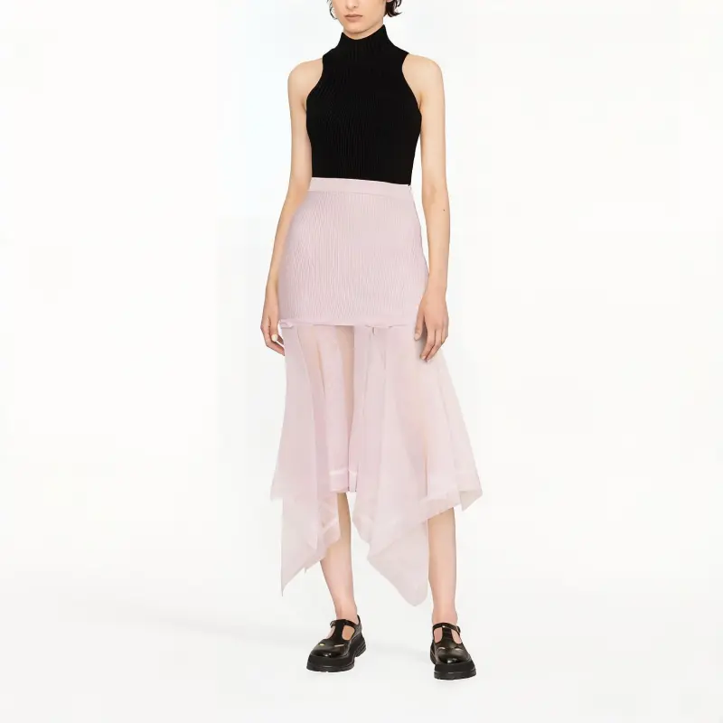 Alexander McQueen Casual Long Skirts Women's Light Purple-1