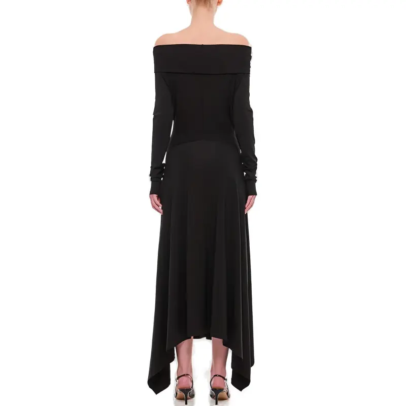 MaxMara Off Shoulder Long Sleeved Dress-1