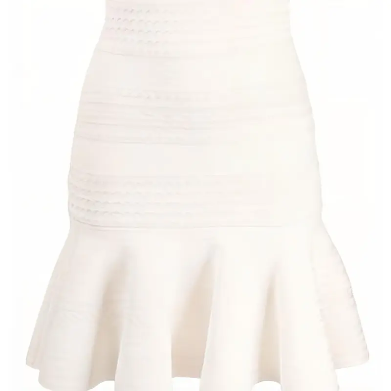 Alexander McQueen Striped Mini Dress-7