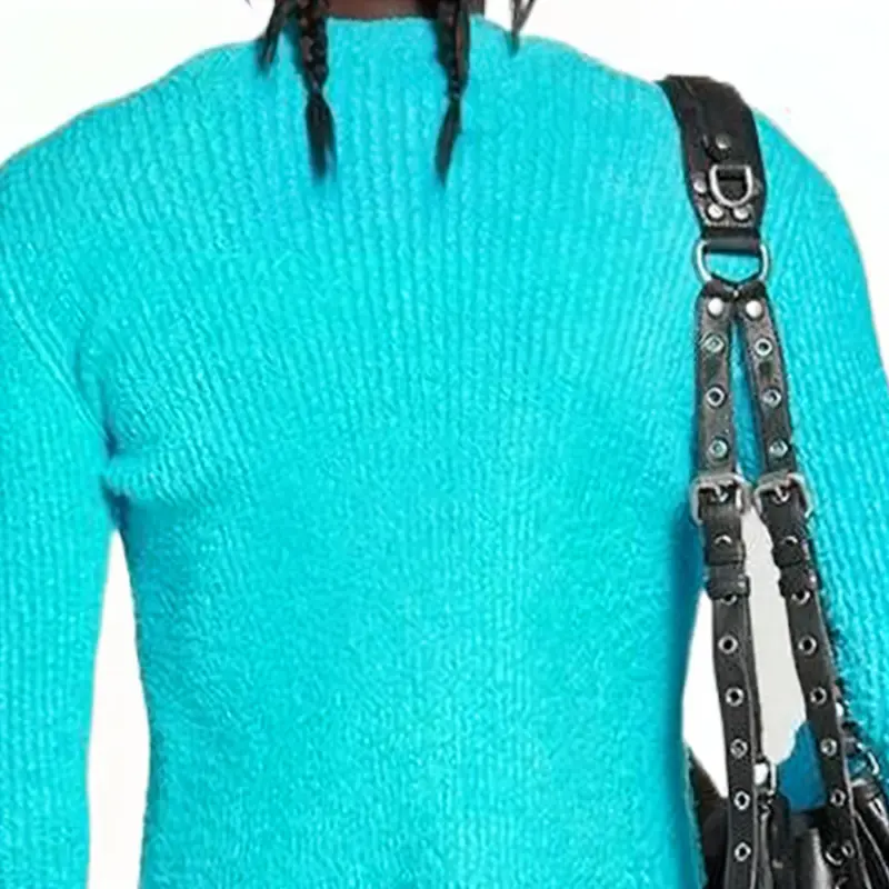 Balenciaga FW22 Knitwear Women's Blue-4