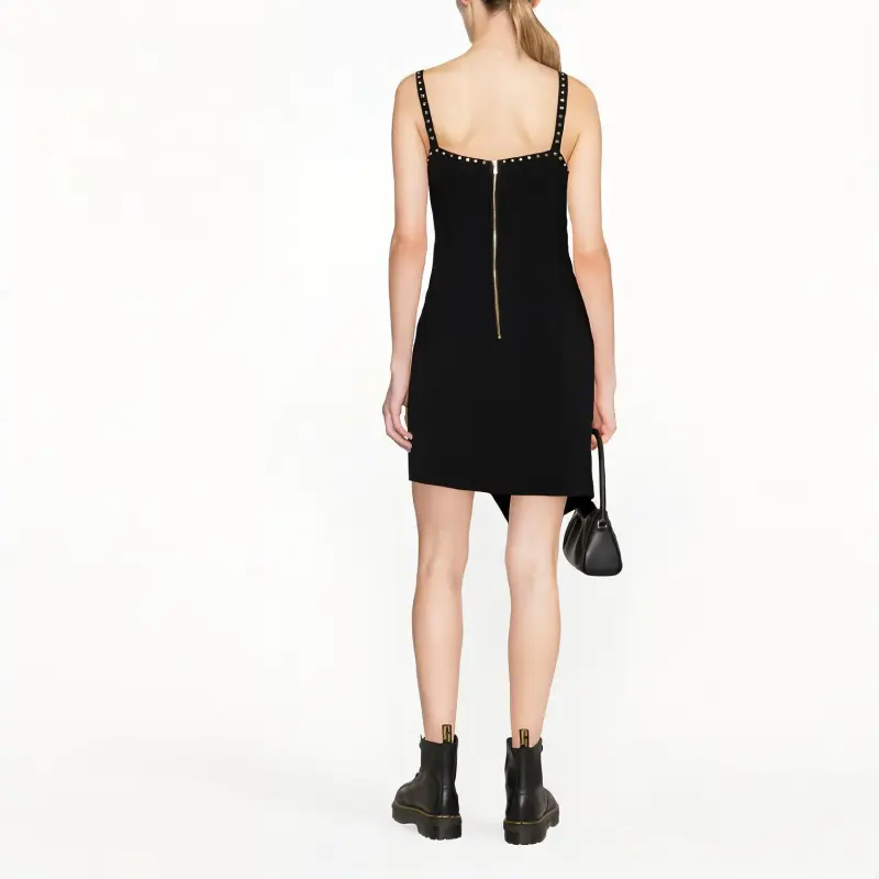 PINKO Slip Dresses Women's Black-2
