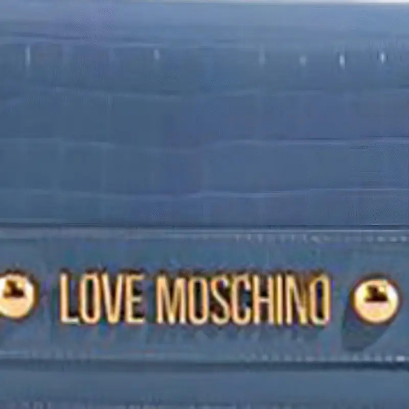 LOVE MOSCHINO PU Crossbody Bag Shoulder Bag Women's Blue-4