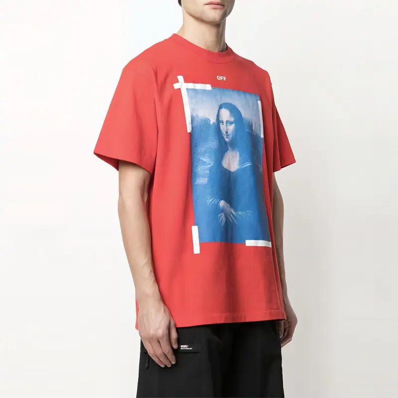 OFF WHITE Mona Lisa Oversized T Shirt-2
