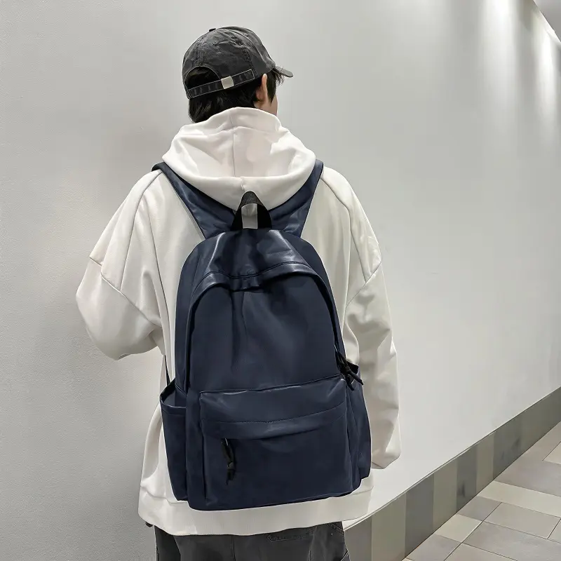 ResNonverba PU Backpack Men's Multicolor-9