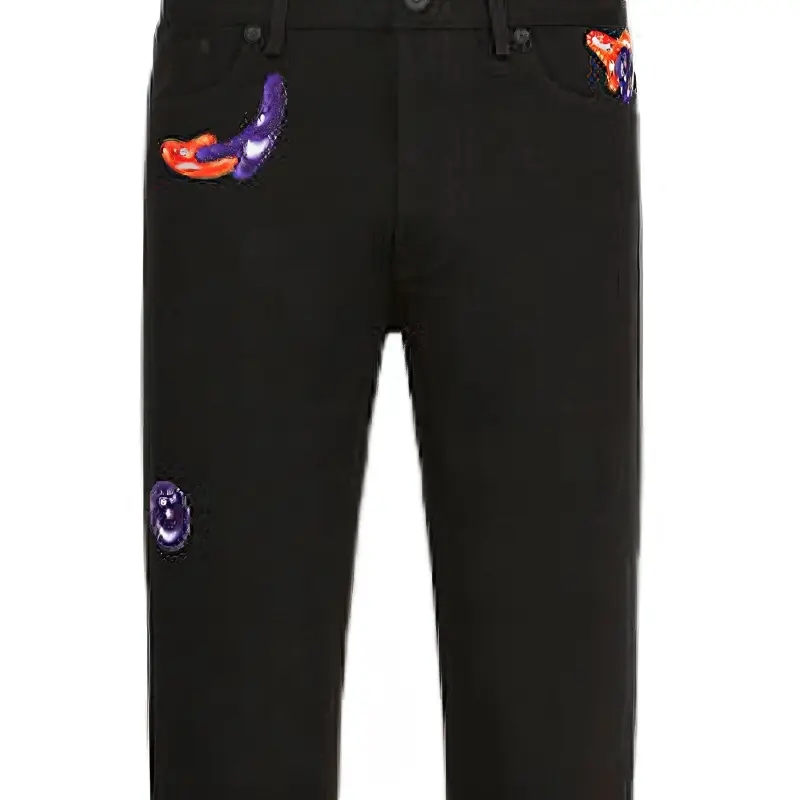 DIOR x AND KENNY SCHARF FW21 Jeans Men's Black-4