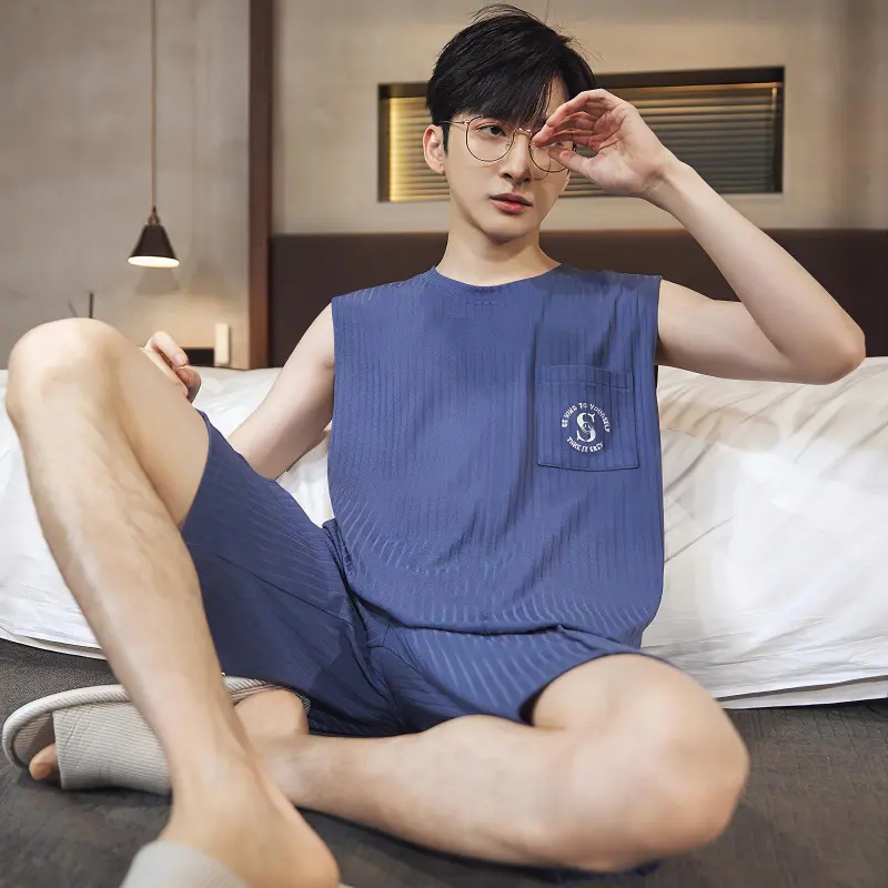 Floating Light Islands Pajama Set Men's-7